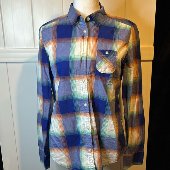 American Eagle plaid button down shirt - Picture 1 of 7